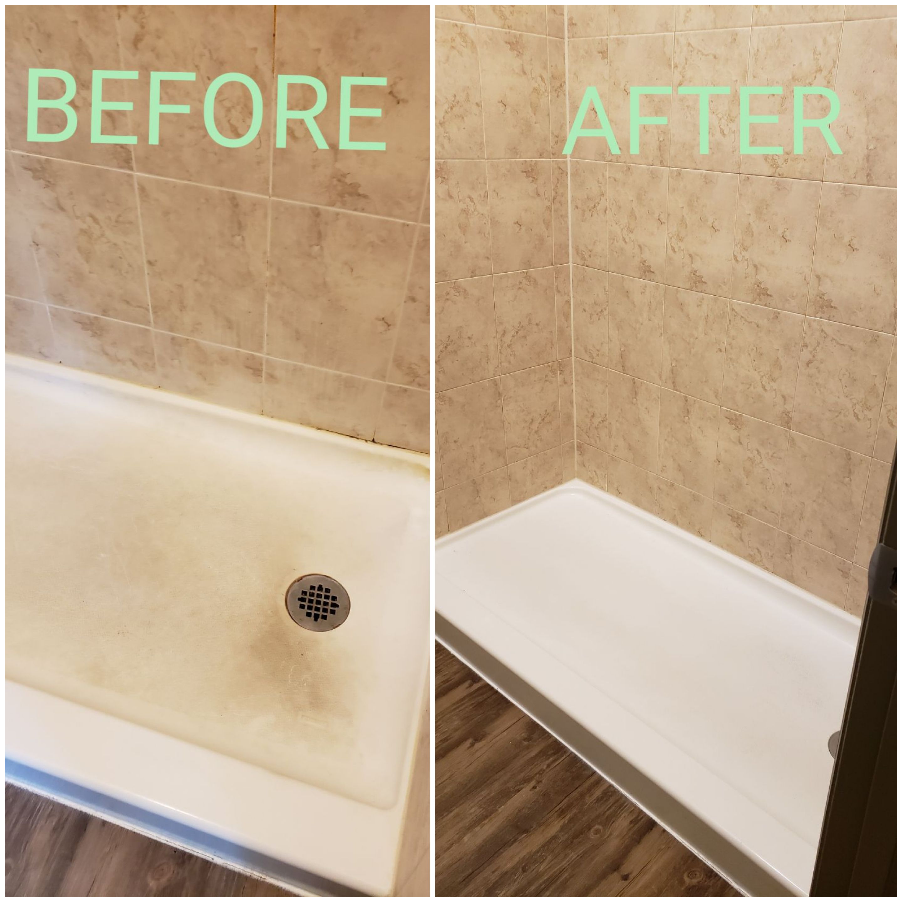 Cleaning result by SS Magic Cleaning Corp