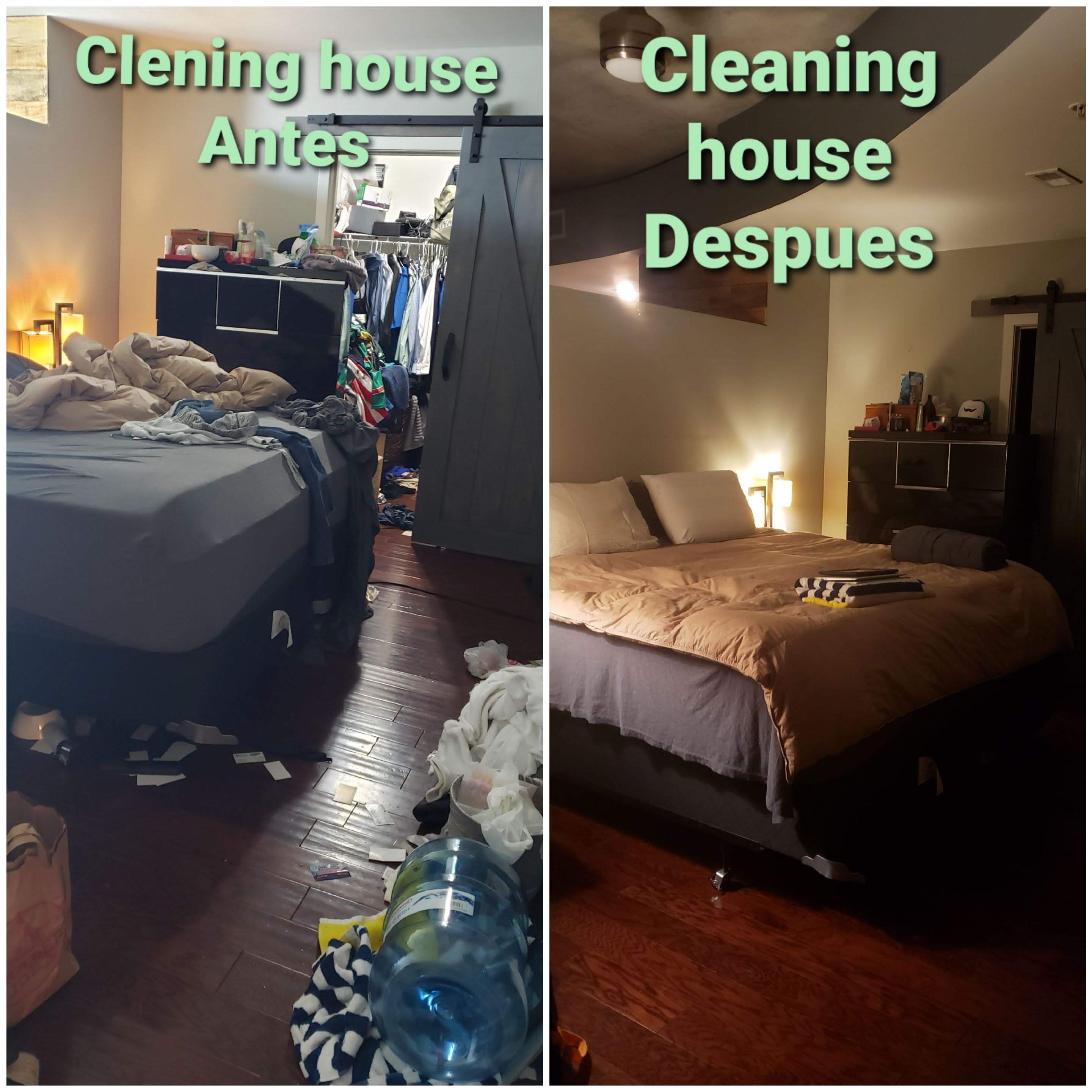 Residential deep cleaning result